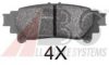 TOYOT 0446647070 Brake Pad Set, disc brake